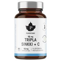 Triple Zinc 15mg + Vitamin C 60 kapslí