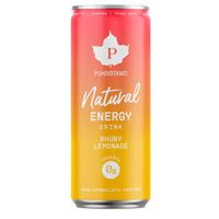 Natural Energy Drink 330ml rhuby lemonade