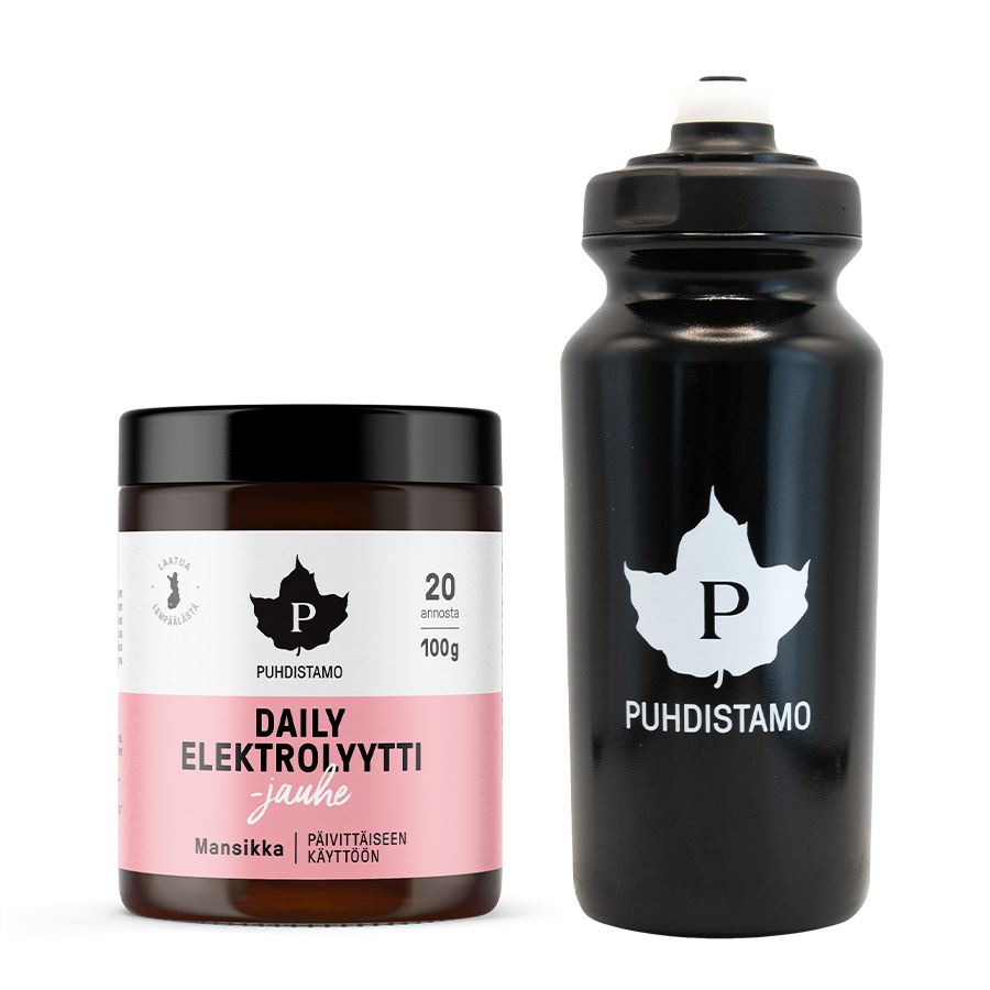 Electrolyte Daily Powder 100g jahoda + láhev 500ml ZDARMA