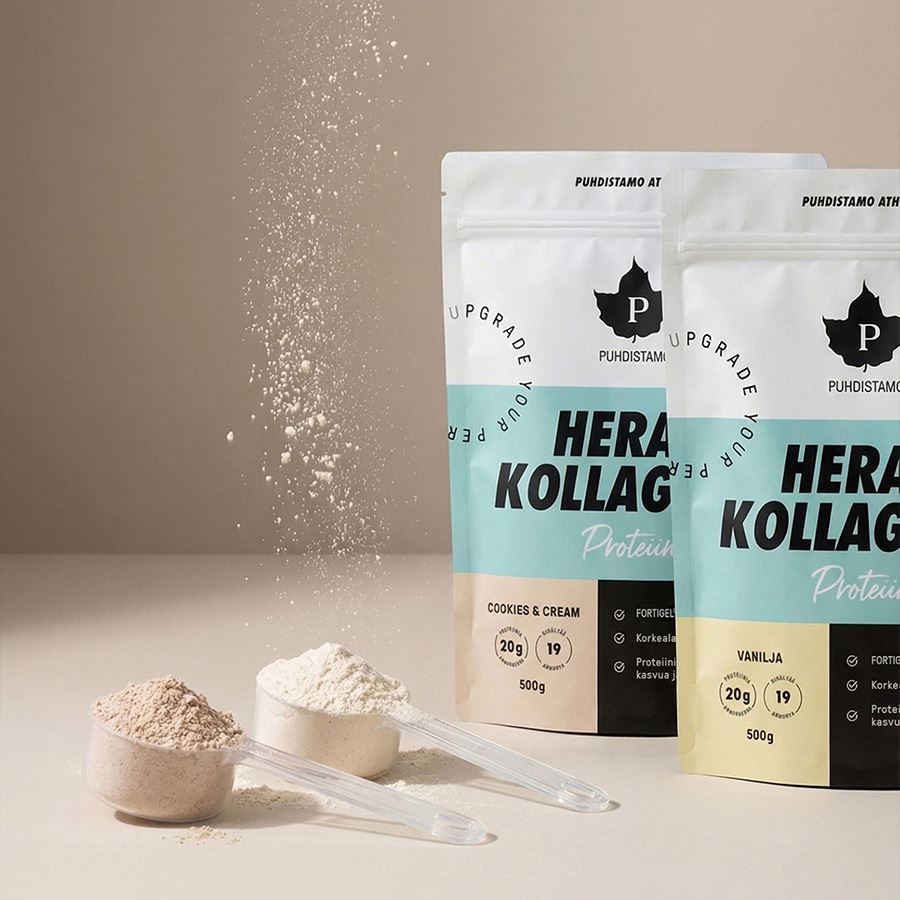 HERA Protein & Kollageeni 500g cookies & cream  (Whey Protein s kolagenem)