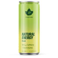Natural Energy + Caffeine + Electrolytes 330ml pear