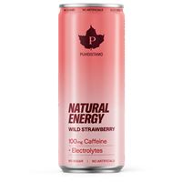 Natural Energy + Caffeine + Electrolytes 330ml wild strawberry