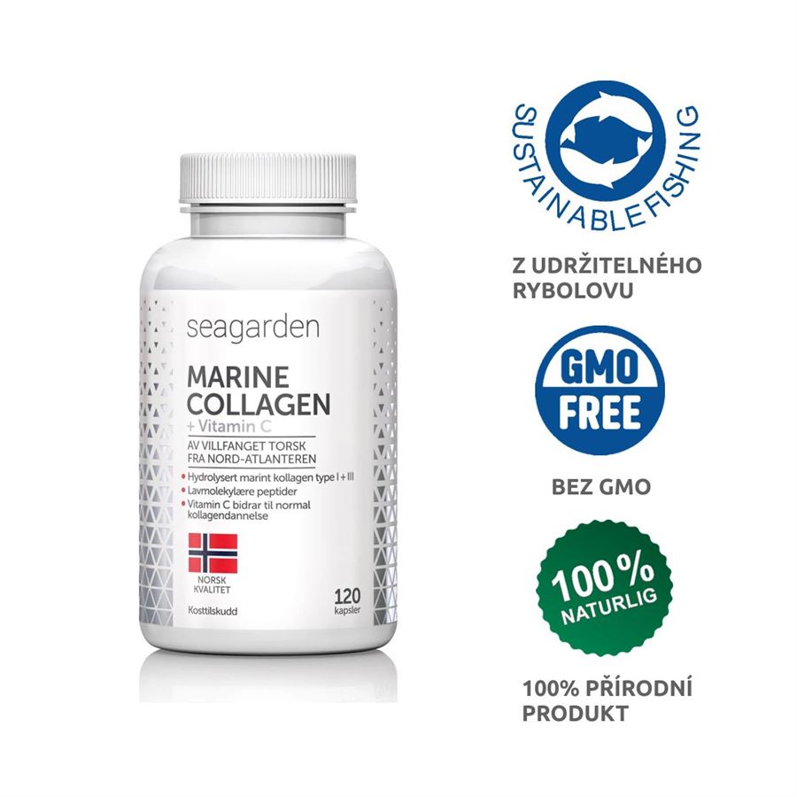 Marine Collagen + Vitamin C 120 kapslí