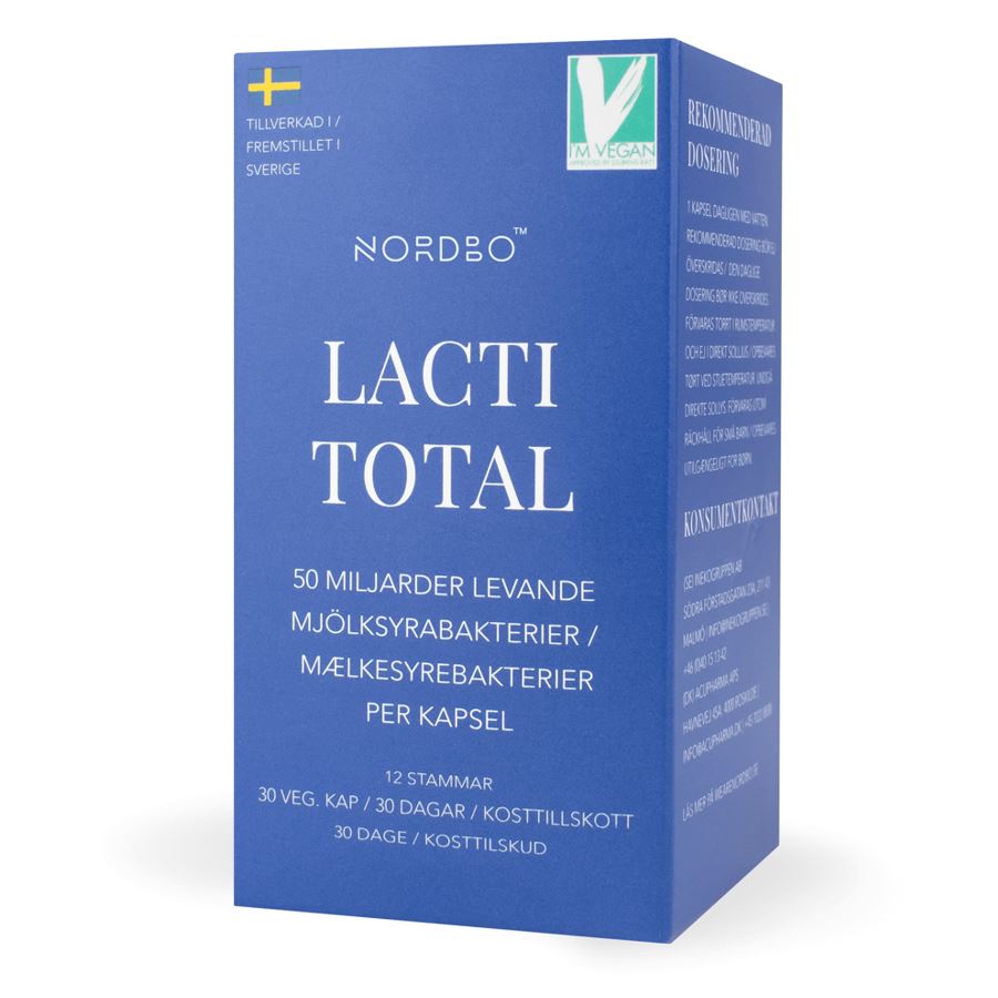 Nordbo Lacti Total 30 kapslí (Probiotika)
