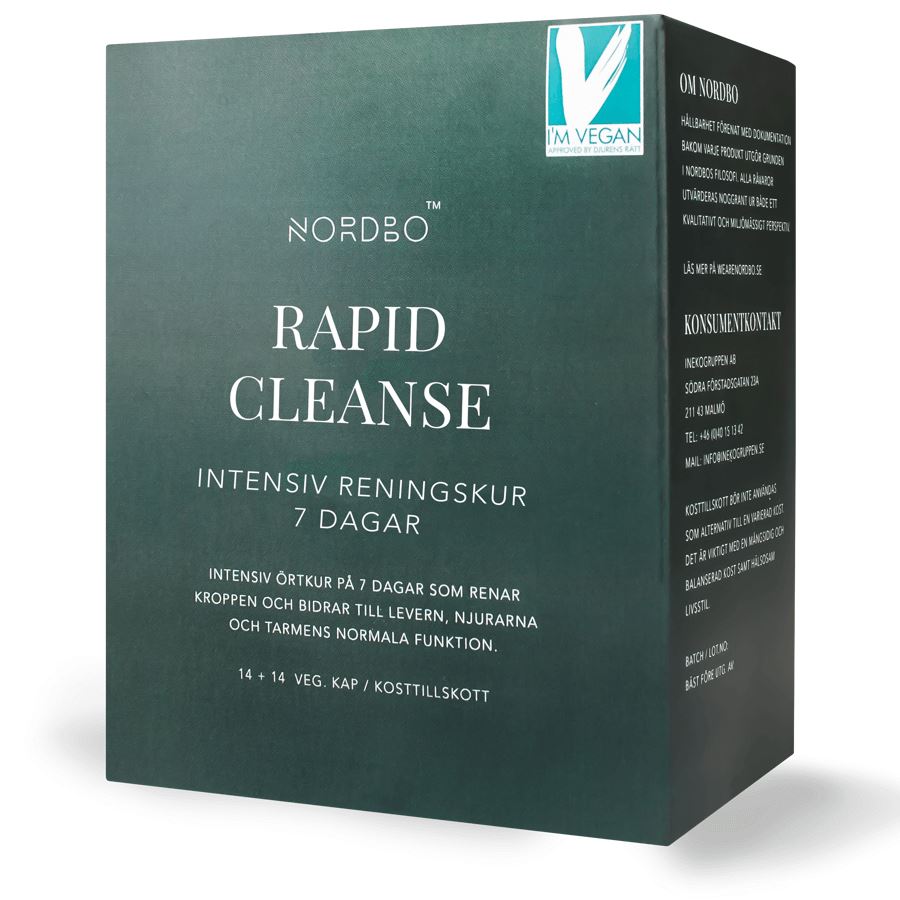 Nordbo Rapid Cleanse 28 kapslí (Rychlý detox)