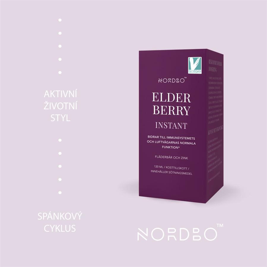 Elderberry Instant 120ml (Extrakt z černého bezu + zinek)