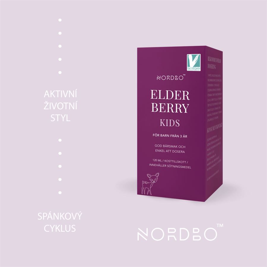 Elderberry Kids 120ml (Extrakt z černého bezu pro děti)