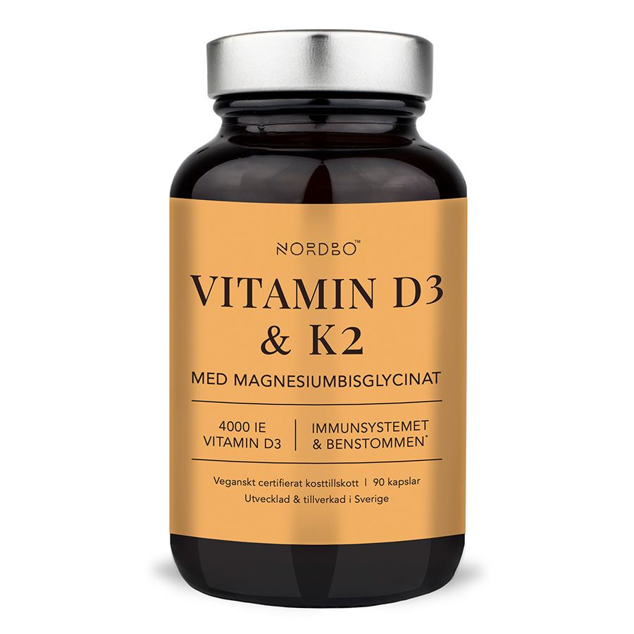 Vitamin D3 4000IU a K2 100μg 90 kapslí