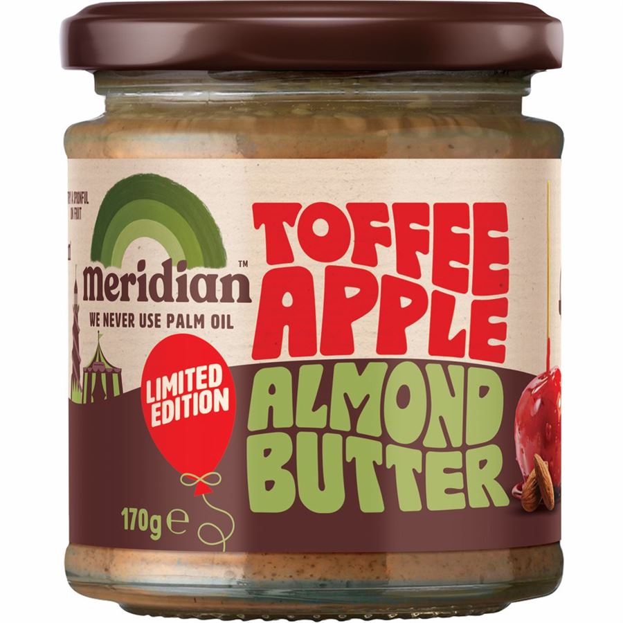 Toffee Apple Almond Butter 170g (Mandlový krém s příchutí karamel-jablko - Limitovaná edice)