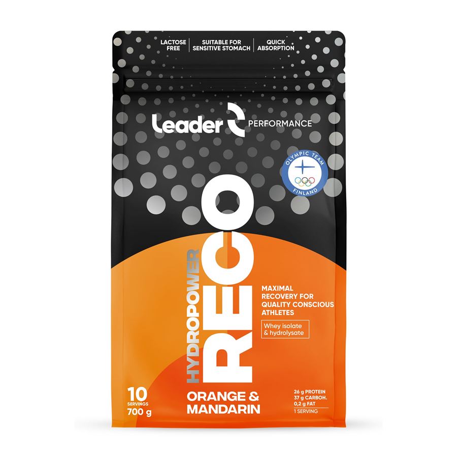 Leader Reco Hydropower 700g pomeranč mandarinka (Po výkonu - endurance, lehká atletika, funkční trénink)