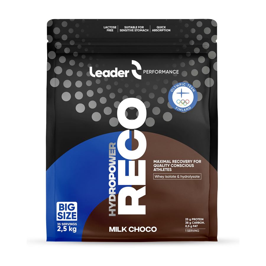 Leader Reco Hydropower 2,5kg čokoláda (Po výkonu - endurance, lehká atletika, funkční trénink)