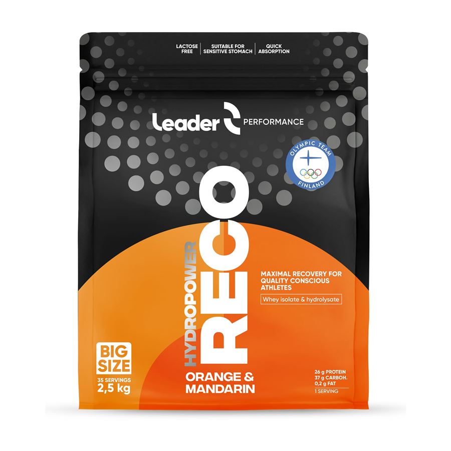 Leader Reco Hydropower 2,5kg pomeranč mandarinka (Po výkonu - endurance, lehká atletika, funkční trénink)