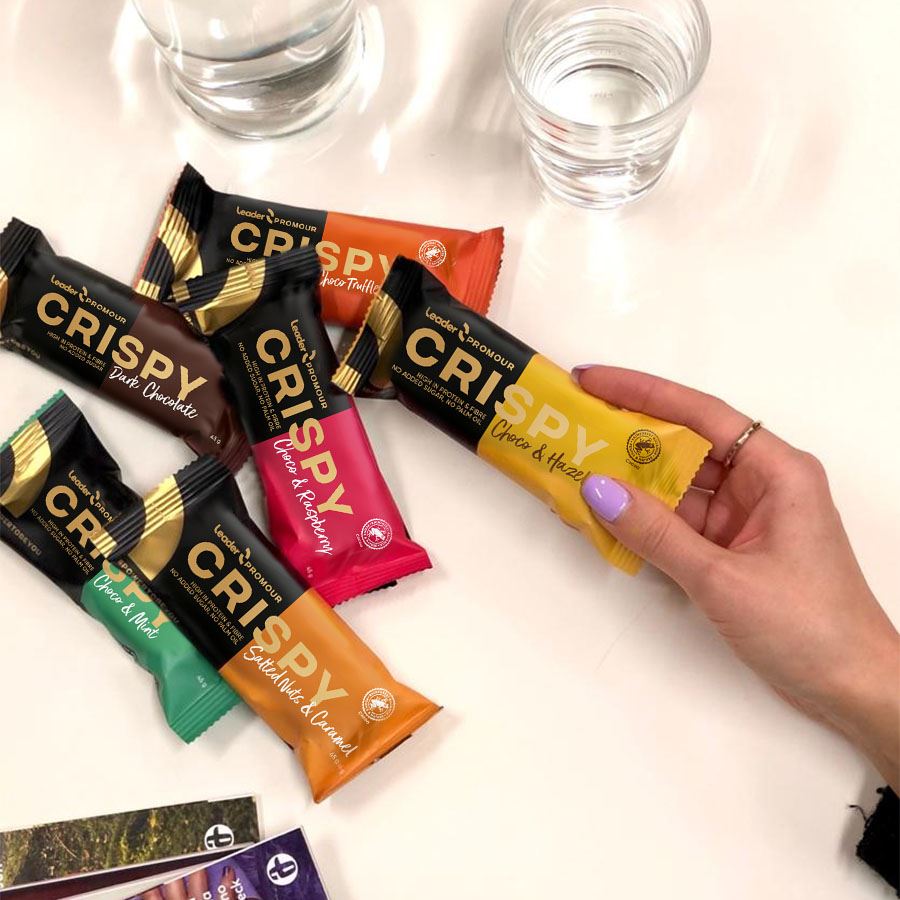 Promour Crispy NEW 45g dark chocolate