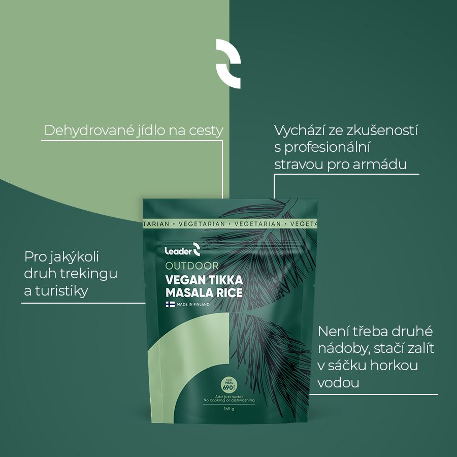 Outdoor Vegan Tikka Masala 165g (Dehydrované kompletní jídlo)