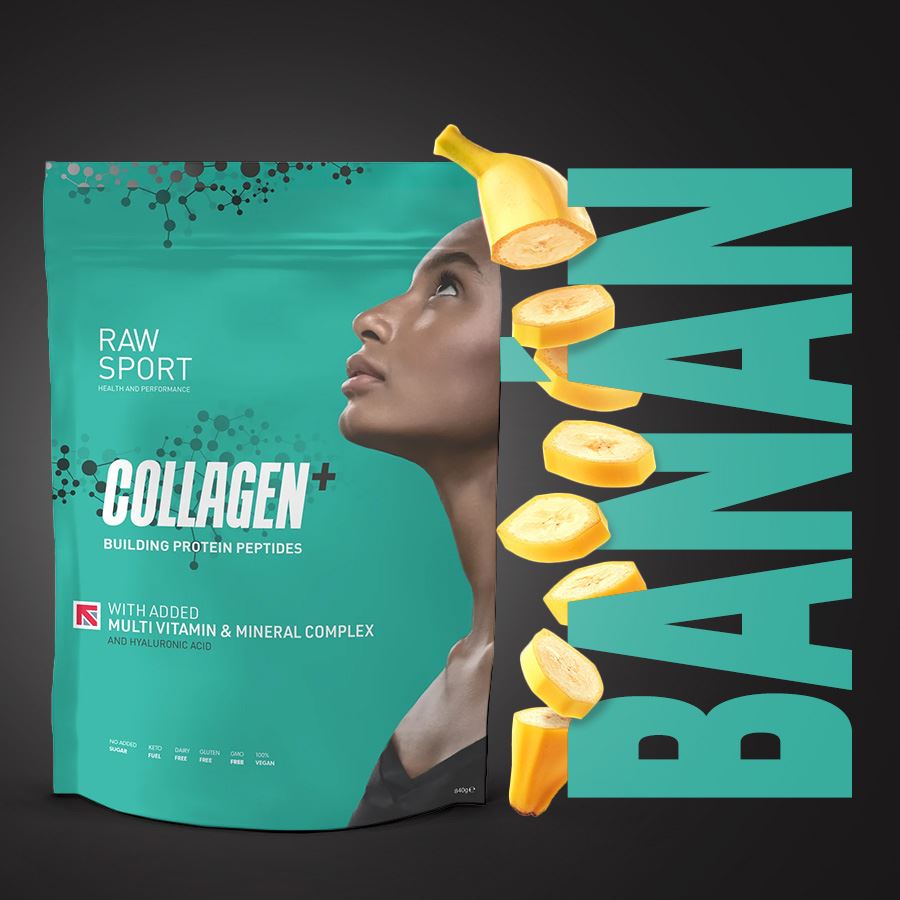 Collagen Building Protein Peptides 840g raw banana