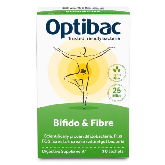 Optibac Bifido and Fibre (Probiotika při zácpě) 10 x 6g sáček