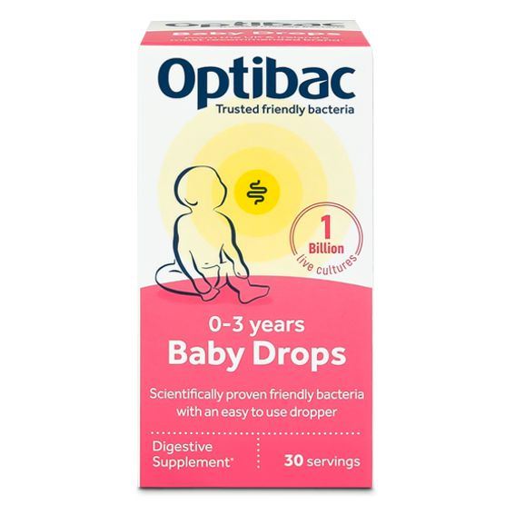 Optibac Baby Drops (Probiotika pro děti v kapkách) 10ml