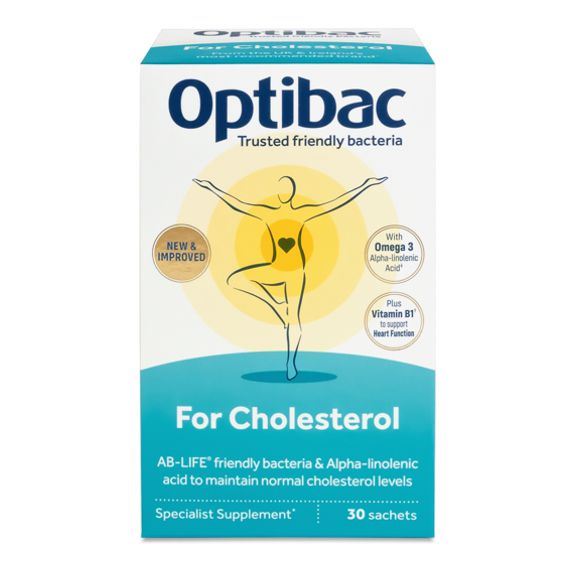 Optibac For Cholesterol (Probiotika při cholesterolu) 30 x 4,5g sáček