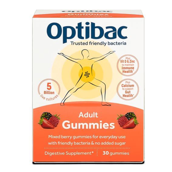 Optibac Adult Gummies (Želé s probiotiky pro dospělé) 30 gummies 99g