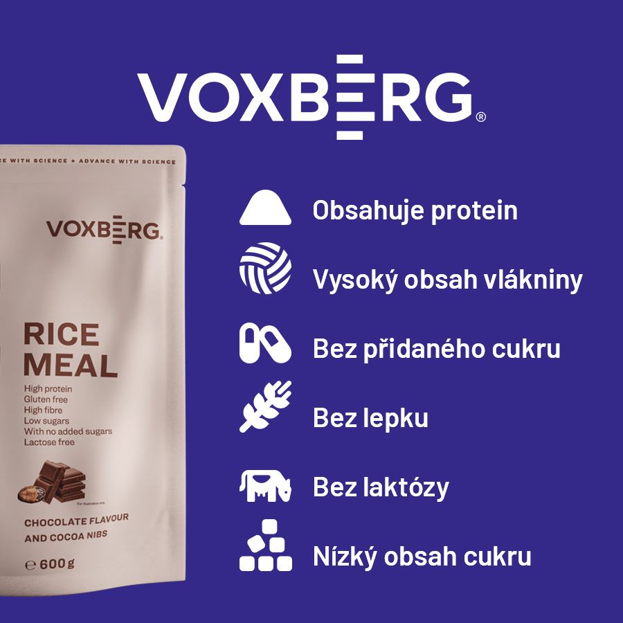 Rice Meal 600g chocolate and cocoa nibs