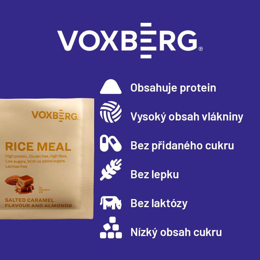 Rice Meal 60g salted caramel and almonds