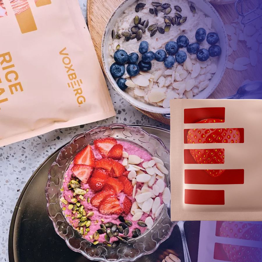 Rice Meal 60g strawberry and chia