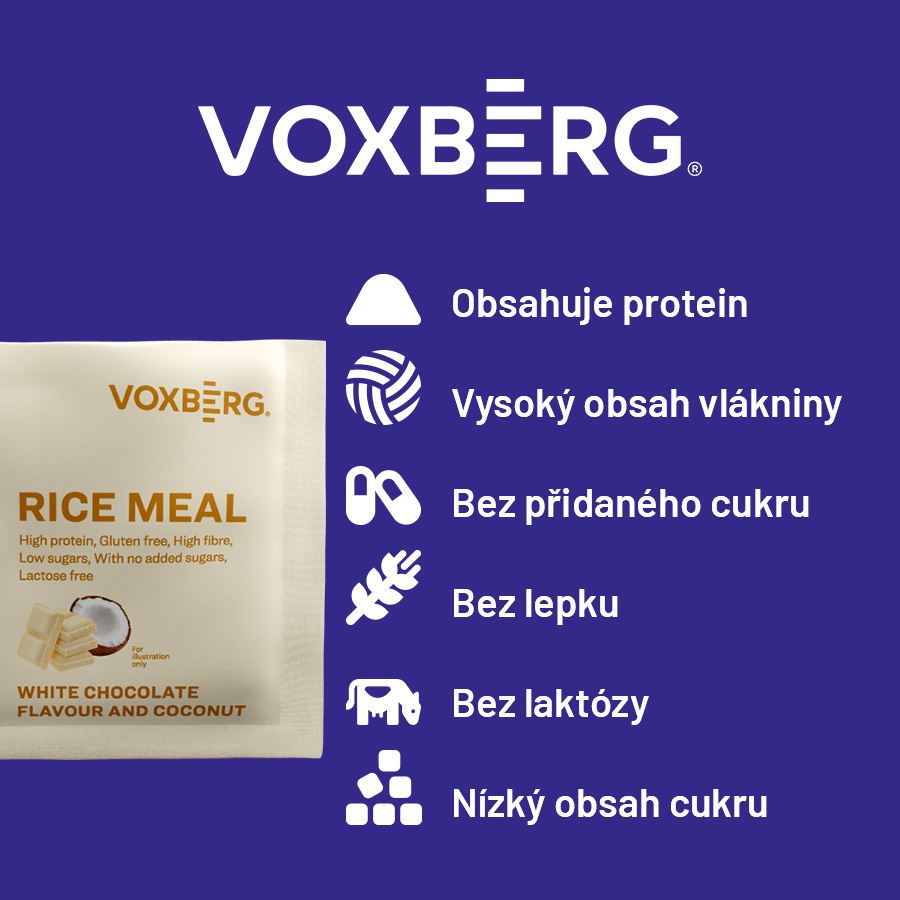 Rice Meal 60g white chocolate and coconut