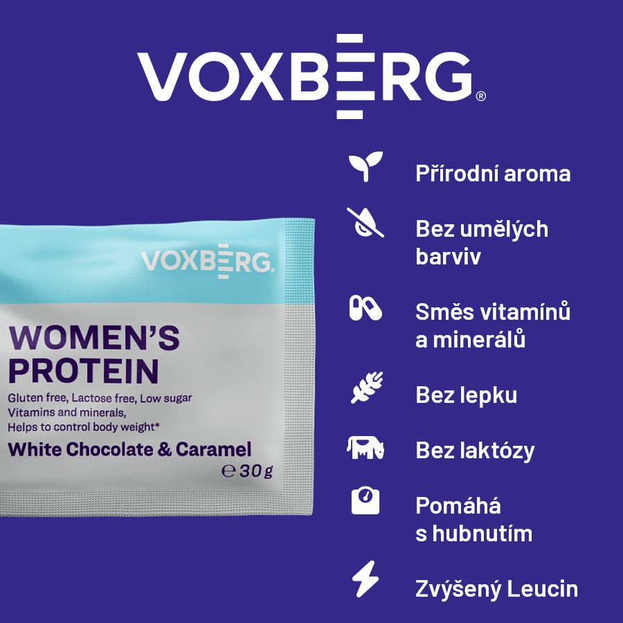 Womens Protein 30g bílá čokoláda s karamelem