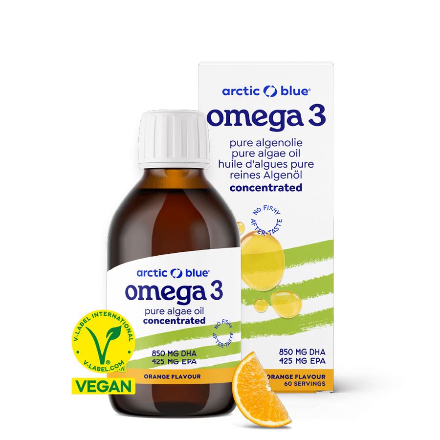 Vegan Omega 3 Algae 150ml Concentrated (850mg DHA, 425mg EPA, 75mg DPA)