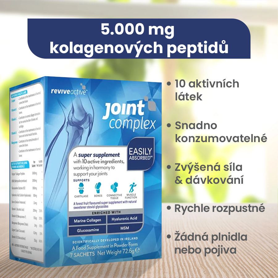 Joint Complex 7 sáčků lesní ovoce (Chrupavky, kosti, pojivová tkáň, funkce svalů)