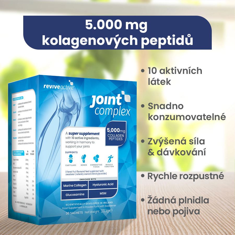 Joint Complex 30 sáčků lesní ovoce (Chrupavky, kosti, pojivová tkáň, funkce svalů)