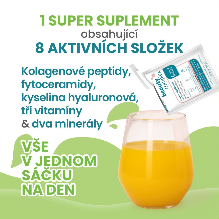 Beauty Complex 30 sáčků pomeranč ananas (Pokožka, vlasy, nehty, dásně)