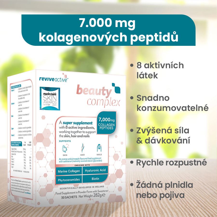 Beauty Complex 30 sáčků pomeranč ananas (Pokožka, vlasy, nehty, dásně)
