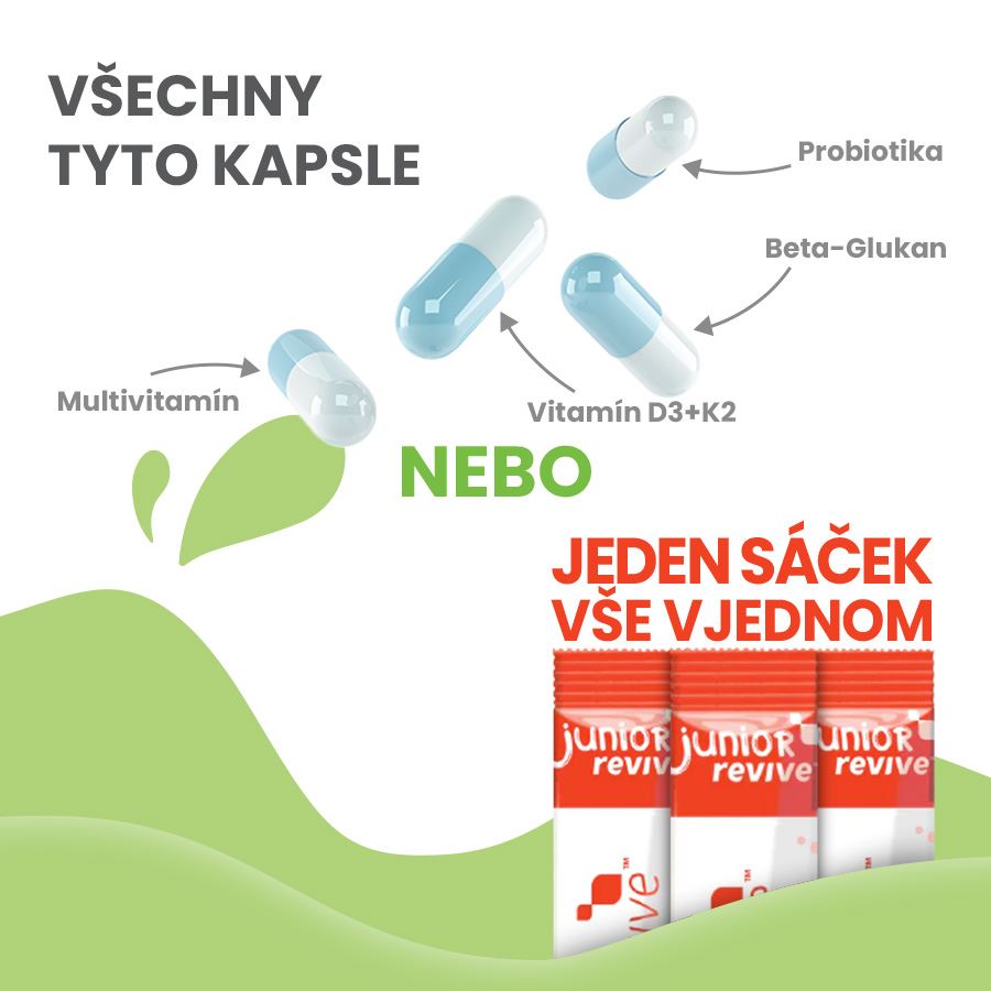 Junior Revive 20 sáčků natural (bez příchutě) (Imunita, odolnost, růst - děti)