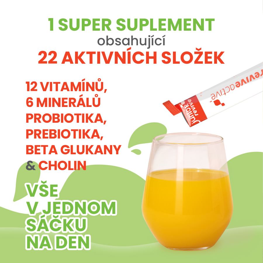 Junior Revive 20 sáčků natural (bez příchutě) (Imunita, odolnost, růst - děti)