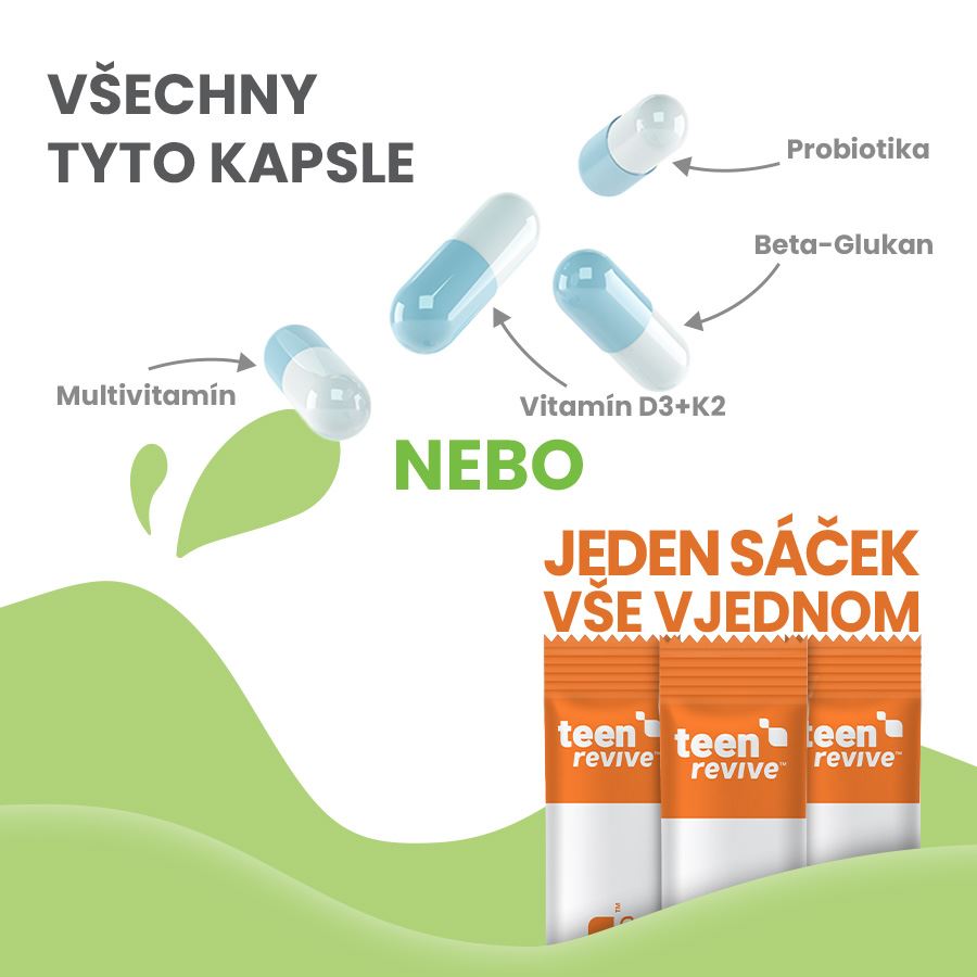 Teen Revive 20 sáčků tropical  (Imunita, odolnost, vitalita - dospívající)