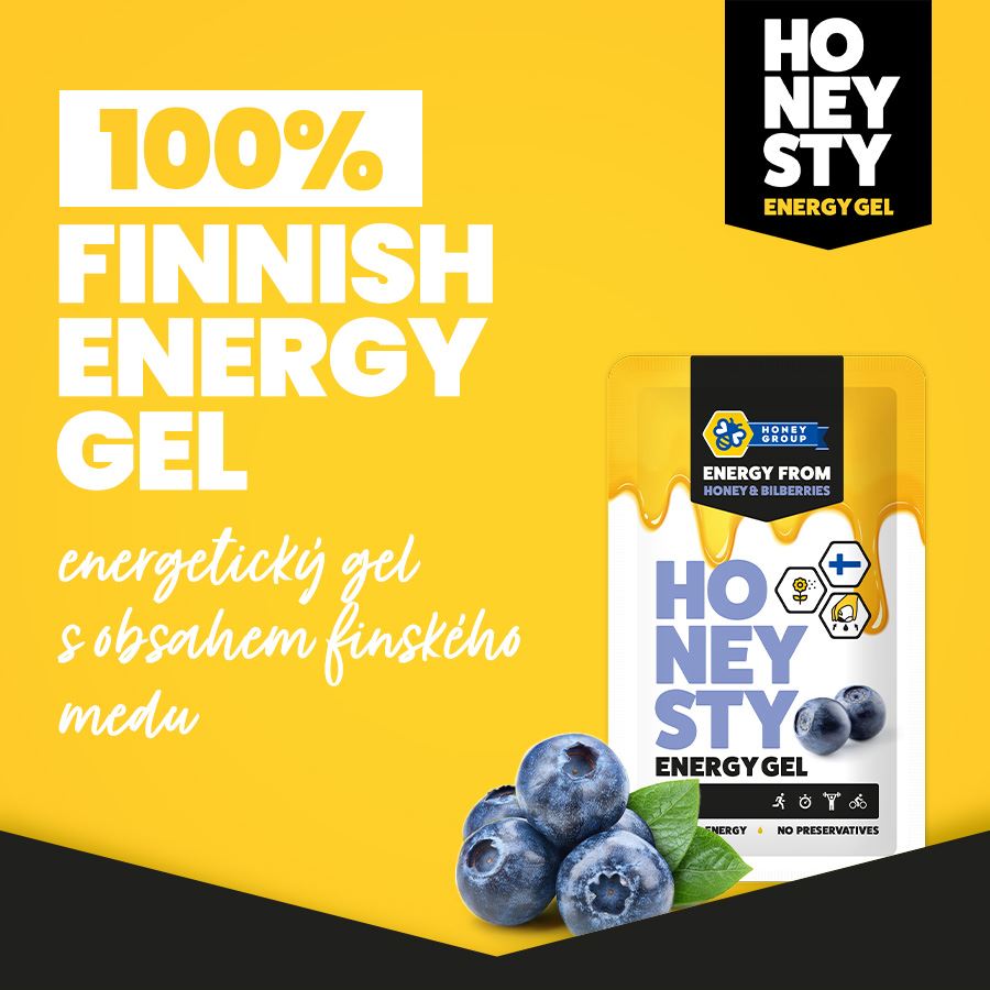 Honeysty Energy Gel  25g borůvka