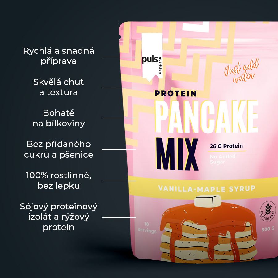 Protein Pancake Mix 500g vanilla maple syrup