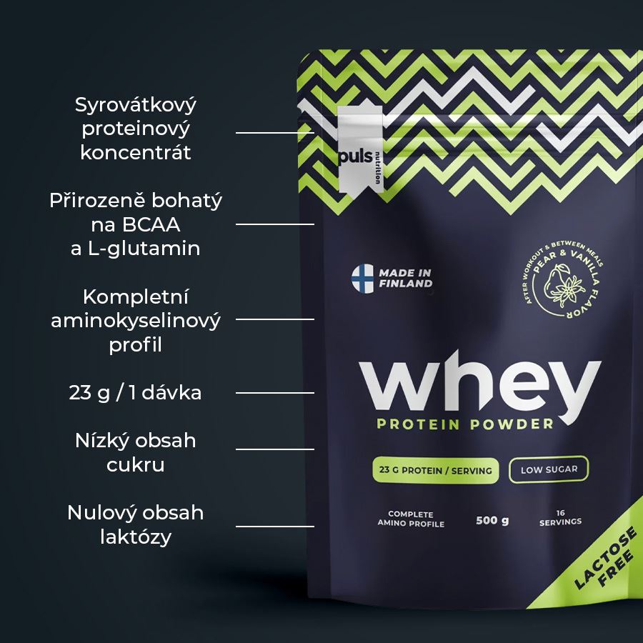 Whey Protein Lactose Free 500g pear & vanilla