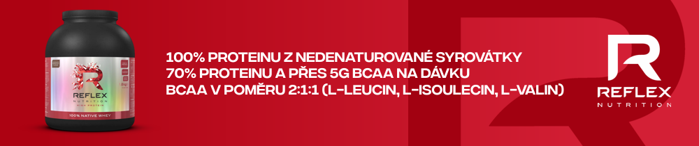 100% proteinu nedenaturované syrovátky.