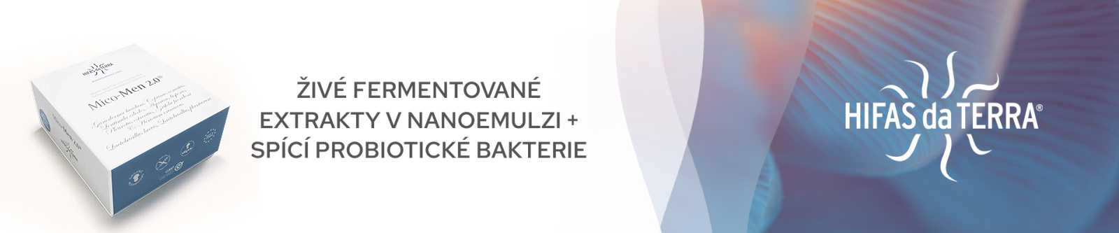 Živé fermentované extrakty v nanoemulzi společně se s pícími probiotickými bakteriemi.