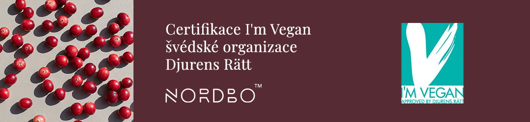 Certifikát I´m Vegan garantuje, že produkt je 100% rostlinného původu.