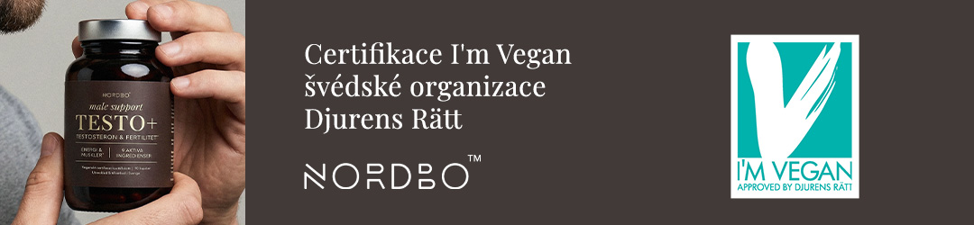 Certifikát I´m Vegan garantuje, že produkt je 100% rostlinného původu.
