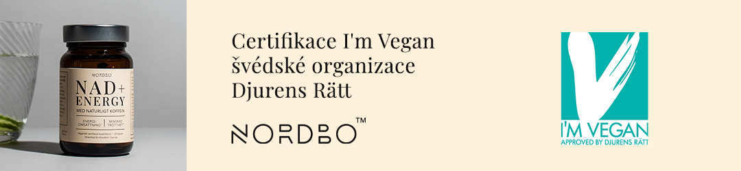 Certifikát I´m Vegan garantuje, že produkt je 100% rostlinného původu.