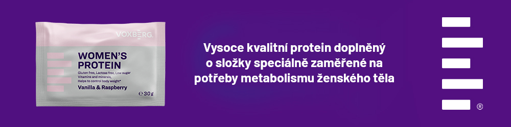 Vysoce kvalitní protein doplněný o složky speciálně zaměřené na potřeby metabolismu ženského těla