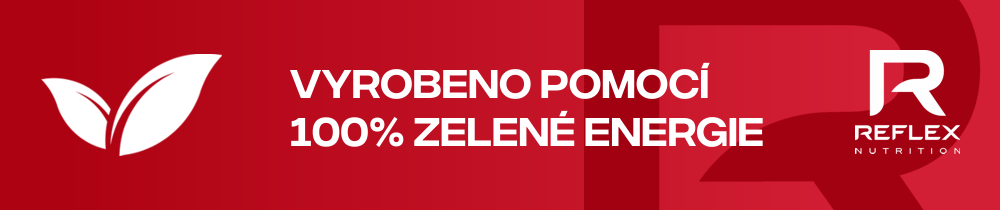 Vyrobené pomocí 100% zelené energie.