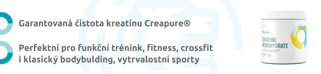Garantovaná čistota kreatinu Creapure, perfektní pro funkční tréninky, fitness i vytrvalostní sporty.