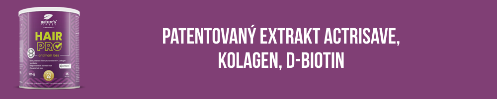 Patentovaný extrakt actrisave, kolagen, D-Biotin.