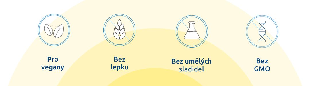 Probiotika při cestování jsou vhodné i pro vegany, jsou bez lepku, bez umělých sladidel a bez GMO.