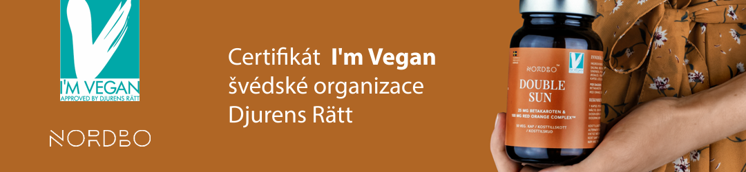 Certifikát I´m Vegan garantuje, že produkt je 100% rostlinného původu.